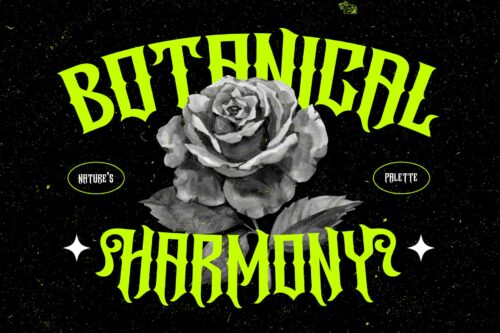 Underock blackletter hardcore typeface featuring Gothic-inspired letterforms, stylistic alternates, ligatures, and underground streetwear aesthetics for logos, branding, posters, and album artwork.