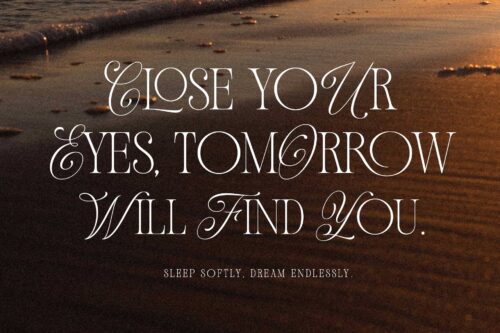 Andiena Bielsa elegant quote typography