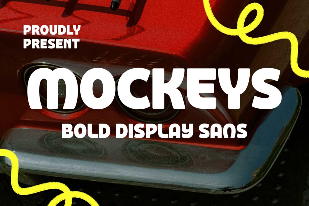 Mockeys Playful Display Typeface