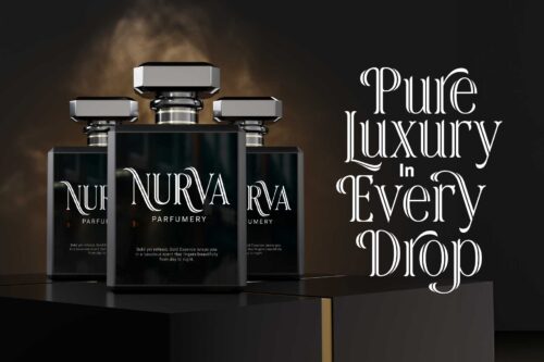 Rainhalf decorative serif display font featuring elegant swashes, stylistic alternates, and luxury typography for branding and editorial design.