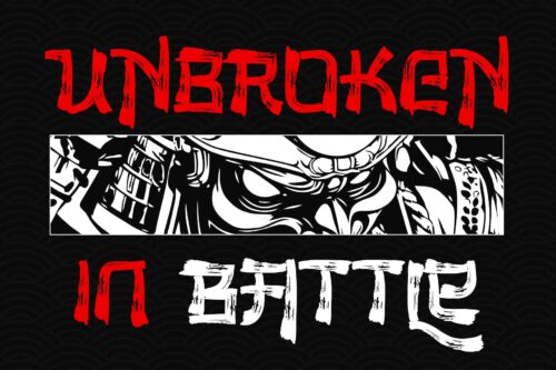 The Last Shuriken Rough Japanese Brush Font