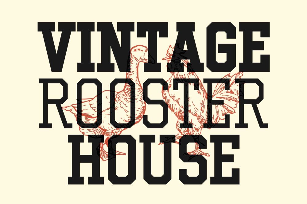 Gumbolt vintage varsity slab serif font for sports and collegiate branding