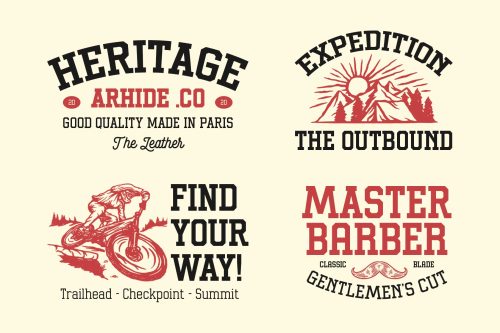 Gumbolt vintage varsity slab serif font for sports and collegiate branding