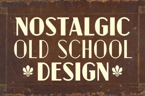 Neuford vintage typography poster
