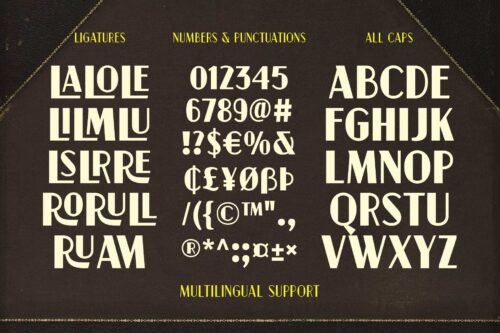 Neuford vintage typography poster