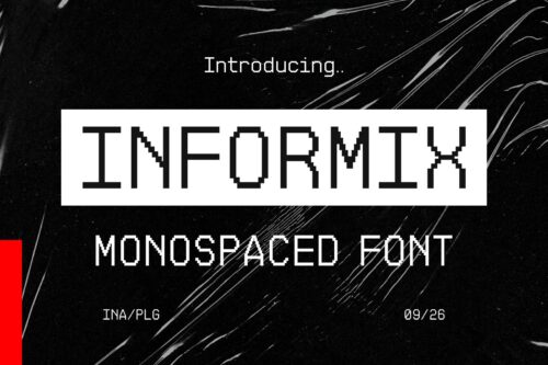 Informix – Retro Techno Monospaced Font
