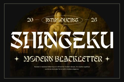 Shingeku - Modern Blackletter