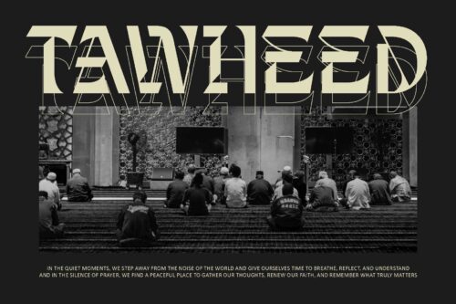Shingeku modern blackletter font used in a dark editorial poster design