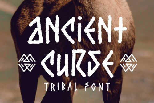 Ancient Curse – Viking Tribal Display Font