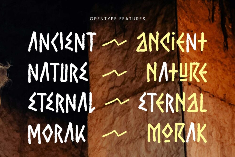 Ancient Curse font preview