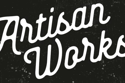 Baloghen vintage monoline script font specimen